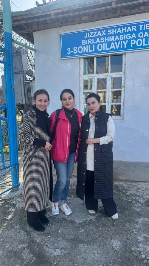 The RSPMCE, PhD Diyora Inagamova, conducted an in-depth medical examination of 25 residents of the Jizzakh City Multidisciplinary Polyclinic.