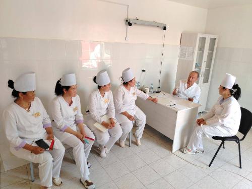 For human dignity!On May 14, 2025, endocrinologist of the highest category Mamatkulov.Sh. of Jizzak branch of RSNPMCE provided practical assistance.