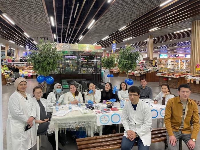 Специалисты Центра совместно детской эндокринологии ТашПМИ провели обследования в столичном торговом центре ECOBOZOR (“Чимган”). 