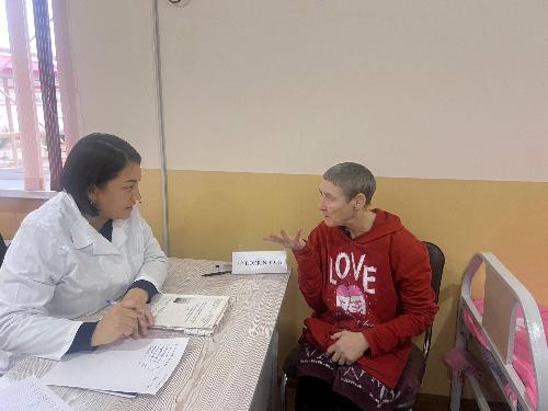 РСНПМЦЭСФ на углубленном медицинском осмотре, организованном VSSB в женской школе-интернате Мурувват 16 января 2026 года.