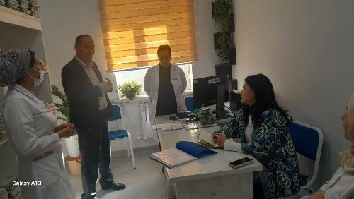 23-25 ​​октября главный врач РСНПМЦЭ имени академика Е.Х.Туракулова д.м.н. Наримова Г.Д.  ознакомились с деятельностью эндокринной службы входящий в проект района Шаввот, а также Гурланского и Янгиарыкского районов