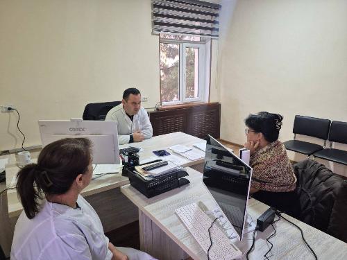 From January 14 to 16, 2026, N.U. Alimova, together with employees of the Bukhara Regional Endocrinology Dispensary in the Bukhara region, conducted practical activities.