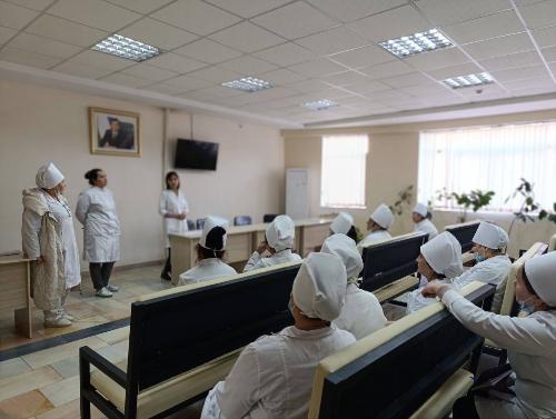 On February 20, 2025 in Tashkent branch of RSNPMCE named after academician T.H.Turakulov from the side of endocrinologist Rahmanov H.A. an inspection of 62nd SP and ICC service of Uchtepa district was conducted.