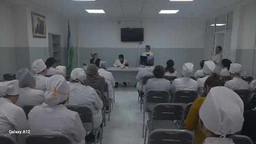 District supervisors in Tashkent completed training in patient routing for six endocrine diseases and received instructor certificates upon completion.