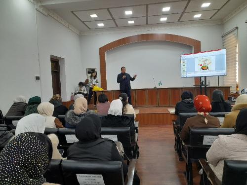 For human dignity! On November 26-27, 2024, in the conference hall of the National Institute of Public Health, RSNPMCE trainer, endocrinologist I.V. Ibragimova, held the “National School of Therapeutic Training for Patients with Type 2 Diabetes Melli
