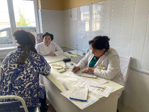 For human dignity! On March 11, 2025, in-depth medical examination of the population was conducted in Ziyovuddin SP of Pakhtacha district of Samarkand region