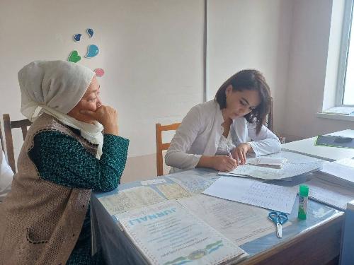 07.10.2025 FOR HUMAN DIGNITY. With the aim of early detection and prevention of endocrine diseases in the population, endocrinologist N.B. Mustafakulova of the J.F. Mustafakulova Russian Scientific and Practical Center for Endocrinology conducted a survey
