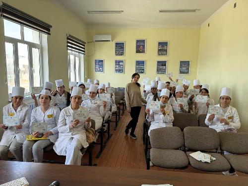 For human dignity!!! On March 27, 2025, a refresher course for nurses was held and a training seminar was organized with the participation of the staff of the endocrinology dispensary.