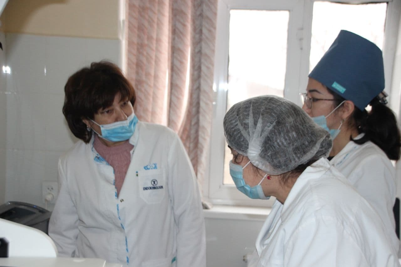 Лекции и мастер-класс в Самаркандском областном диспансере