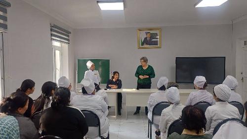 12.03.2025 Chief endocrinologist of Tashkent city V. E. Tsareva studied the services of Chilanzar district. E. Tsareva studied the services of Chilanzar district.