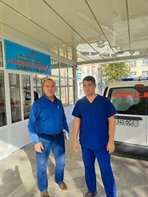 Specialists from the Tashkent Regional Endocrinology Dispensary visited the city of Bekabad, Bekabad District, and the cities of Almalyk and Angren to study the work of endocrinology in primary health care.