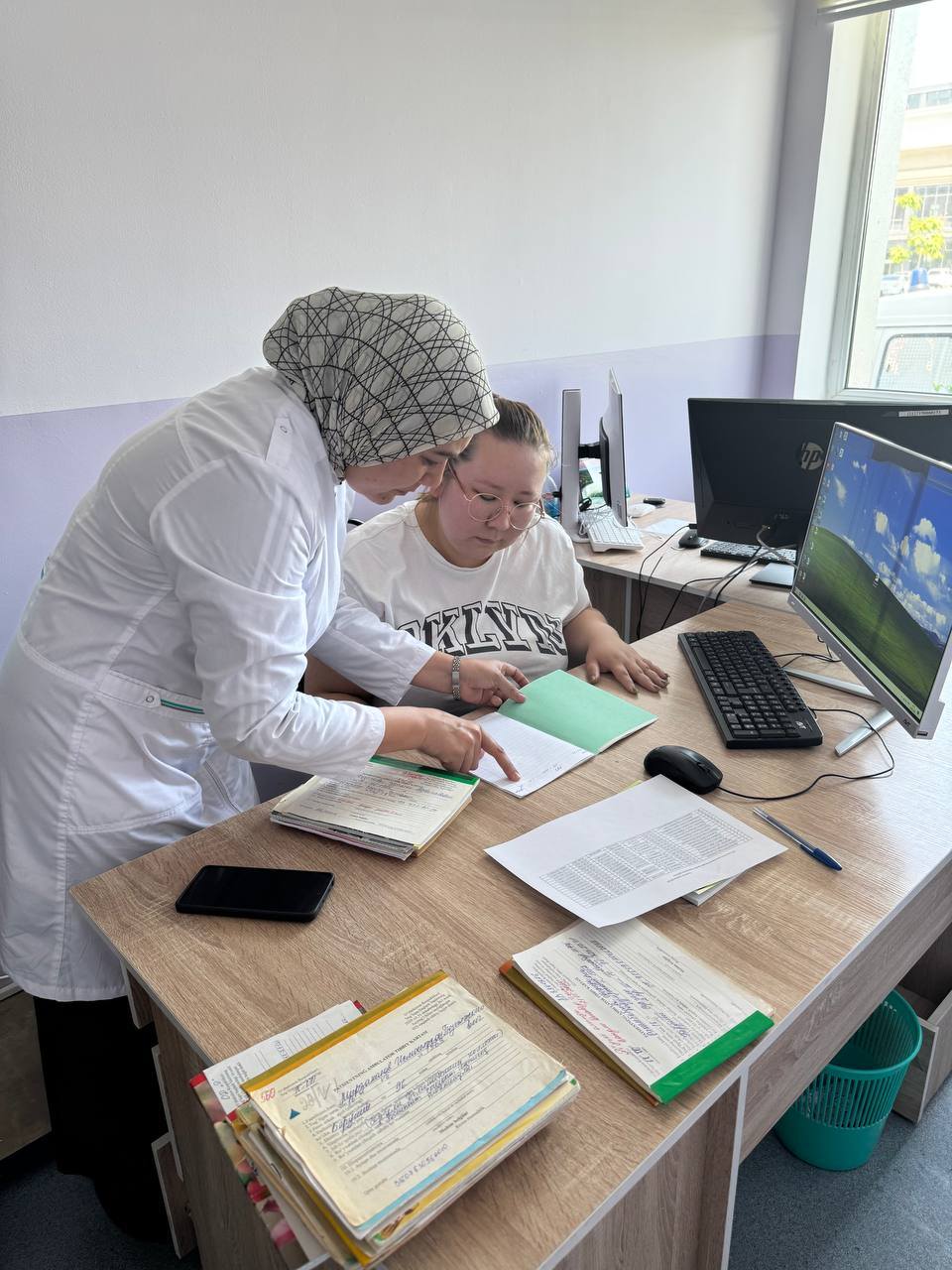 29.05.2025 yil Akademik Yo.X To‘raqulov nomidagi RIEIATM Toshkent shaxar filiali endokrinologi Sergeli tumani kuratori Pernebayeva Z.M. tomonidan Sergeli tumani OP 68 xizmati o‘rganildi. 
