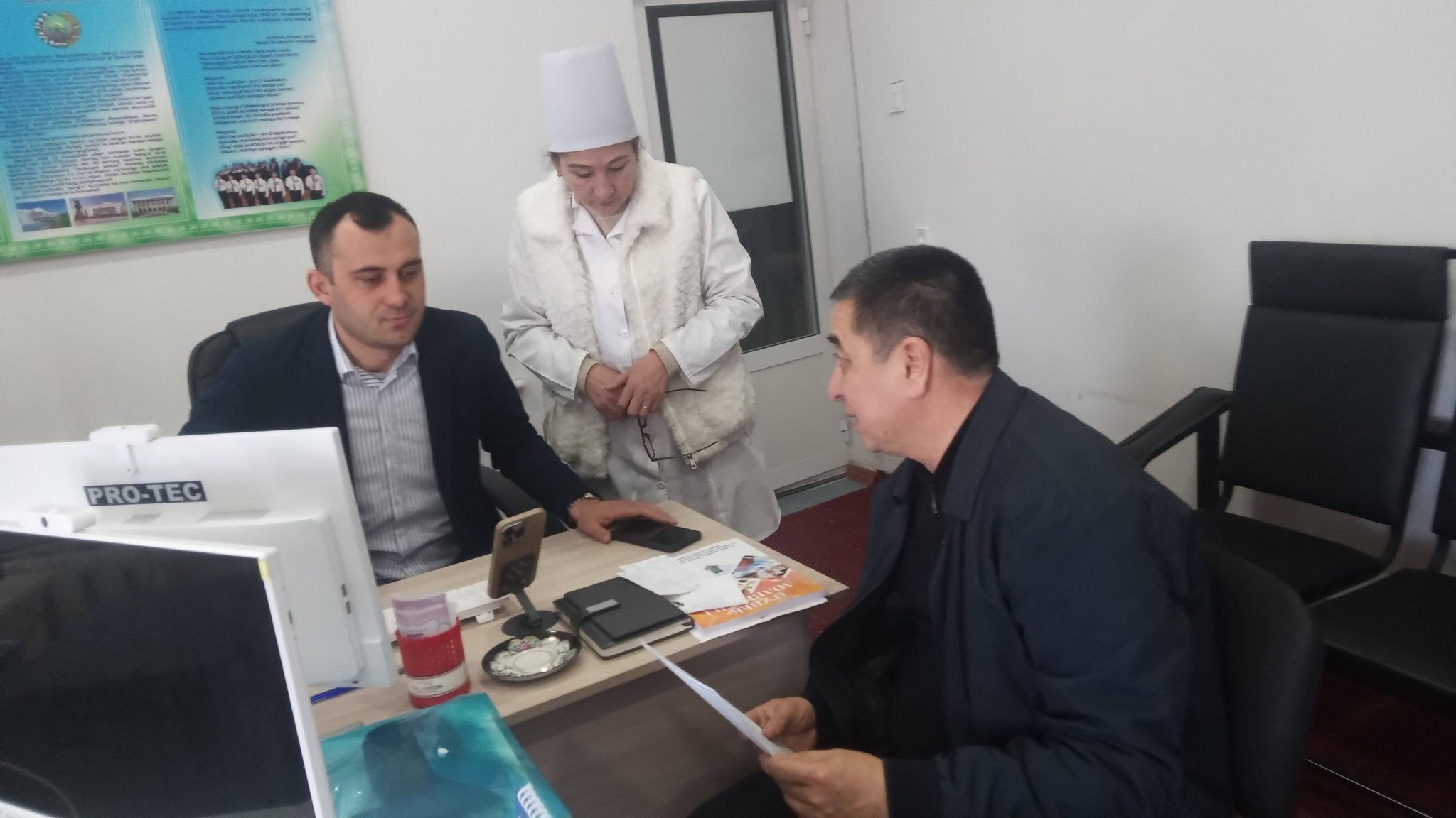 Skrining tekshiruvi  RIEIATM NF mutaxassisi tomonidan o'tkazildi.