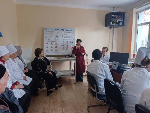 For human dignity!!!  On December 27, 2025, curators in the city of Jizzakh held training sessions on patient routing for six endocrine nosologies.