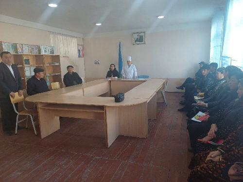 FOR HUMAN DIGNITY. RSNPMCE DF A. Ganiev and N. Mustafakulova jointly conducted a medical examination of the population in the Koratepa Special Purpose Settlement.