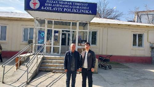 On 23.02.2026, the responsible specialist of the RSPMCE Sh. Nabiev and the endocrinologist of the Jizzakh branch Sh. Mamatkulov conducted an in-depth medical examination