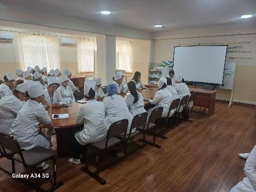 2026-йил 25-феврал куни Тошкент шаҳри Юнусобод туманидаги 56-оилавий поликлиника ҳамширалари учун маъруза ўқилди.