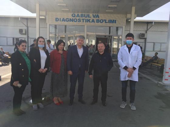 13.10.2022 г., в Республиканской специализированной больнице Зангиота-2