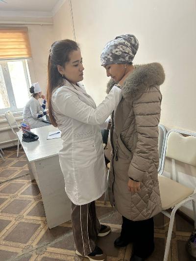 November 28, 2025 FOR HUMAN  DIGNTY!!! A medical examination by specialized specialists was conducted at the RAVOT Medical Association in the Sh. RASHIDOV District of the JIZZAKH REGION.