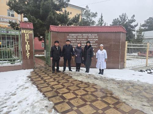 For human dignity! On January 30-31, 2024, Deputy Director of the RSNPMCE, Doctor of Medical Sciences, Professor Z.Y. Halimova and supervisor H.A. Begmatova visited Andijan region.