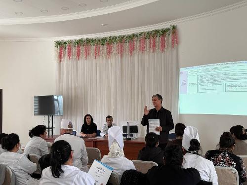 2026-yil 21-fevral kuni Samarqand viloyati umumiy amaliyot shifokorlari ishtirokida o'quv seminari tashkil etildi.