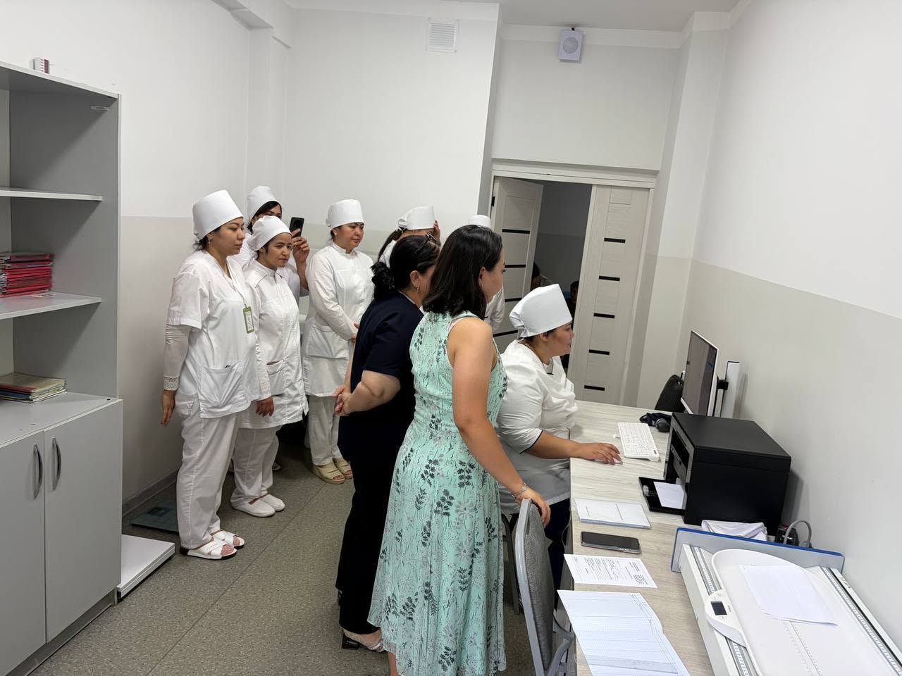 24.06.2026 yilda Toshkent shahri Yangi Hayot tumani kuratori R.V. Xodjimetova tomonidan Yangi Hayot tumani KTMPda endokrinologik xizmatning birlamchi tizimdagi holati o‘rganildi.