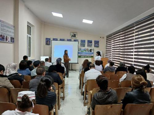 For human dignity! A training seminar on the use of ARIA GLC glucometer and test-sheet of local manufacturer “VITA NOVA DIAGNOSTIC” was held in the conference hall of endocrinology dispensary of Tashkent region.