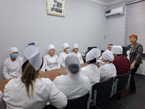  27.05.2025 yil Akademik Yo.X To‘raqulov nomidagi RIEIATM Toshkent shaxar filiali enokrinologi Olmazor tumani kuratori Ye.A. Kan tomonidan Olmazor tumani TTB MKTP xizmati o‘rganildi.