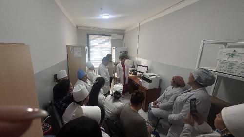 On 10/22/2025, the endocrinologist of the Tashkent city branch of the Russian National Scientific and Scientific Center named after Academician E.H.Turakulov, D.M. Majidova, studied the activities of the Chilanzar district ICP.
