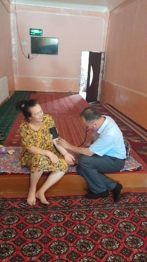 100 residents of the Arbablar neighborhood were examined. 