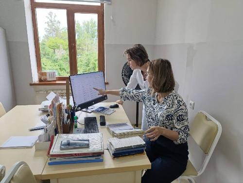  On 29.05.2025, doctor-endocrinologist of Tashkent city branch of RSNPMCE named after academician Yo.H.Turakulov Rakhmanova H.A. conducted an examination of 24th SP-service of Uchtepa district.