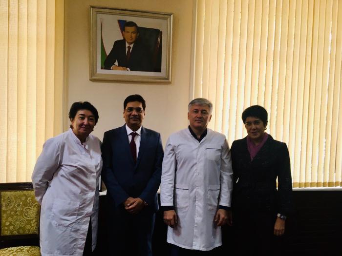 Даниянинг «Novo Nordisk A/S» халқаро фармацевтика компанияси вакиллари билан учрашув ўтказди. 