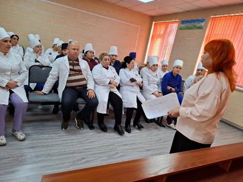 Toshkent shahrining tumanlaridagi kuratorlar bemorlarni 6 ta endokrin nozologiya bo‘yicha marshrutizatsiya qilish togrisida o‘quvdan o‘tdilar va o‘quv yakunida trener sertifikatlariga ega bo‘ldilar.
