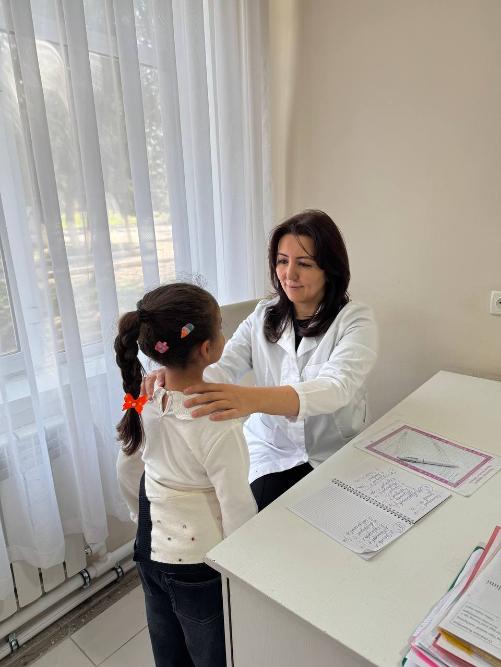  2026-yil 13 mart kuni vrach endokrinolog Baxriyeva NN tomonidan Samarqand sh. 47 umumiy o’rta ta’lim maktabidagi o’quvchilari tibbiy ko’rikdan o’tkazildi.
