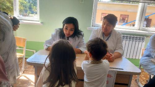 For human dignity! September 20, 2025. Namangan Region, Yangy Namangan City, School No. 16 conducted an in-depth medical examination.