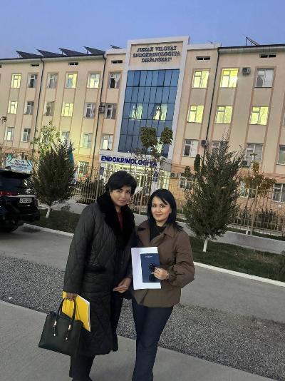 17-19 noyabr kunlari Markazning ilmiy ishlar bo'yicha direktor o'rinbosari, professor Z.Yu.Xalimova va markazning malakali mutaxassisi, mintaqaviy kurator, tibbiyot fanlari doktori N.S.Nazarova Jizzax viloyatiga tashrif buyurishdi.