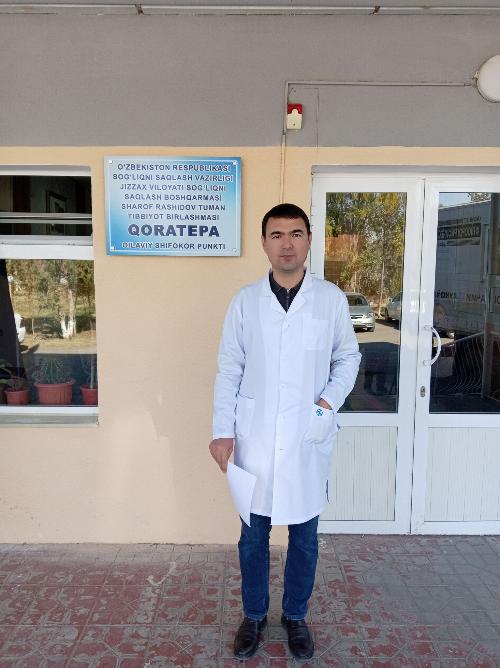 FOR HUMAN DIGNITY ! On November 13, 2025, at the Koratepa hospital in the Sharof-Rashidov district of the Jizzakh region, endocrinologist Maftunkhodja Yusupov from the Jizzakh branch conducted medical examinations.