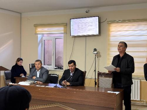 7 fevral 2026 yil Samarkandskoy viloyati Bulungurskom tumanida obuchaushchiy seminari tashkil etildi.
