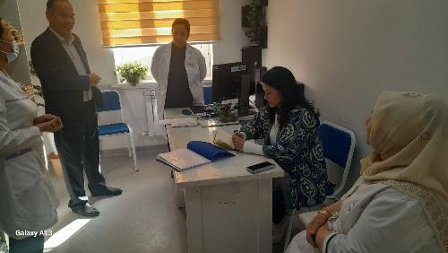 On October 23-25, the chief physician of the RSNMCE named after Academician Yo.Х.Turakulov, Doctor of Medical Sciences Narimova G.D., familiarized herself with the activities of the endocrine service included in the project of the Shavvot district