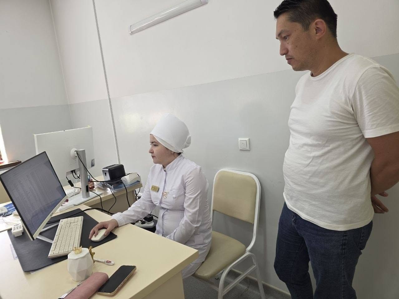 2026-yil 4-iyun kuni RIEIATM Toshkent filiali endokrinologi S.S. Gulemov Uchtep tumanidagi 22-oilaviy poliklinikaning endokrinologik faoliyatini tekshirdi.