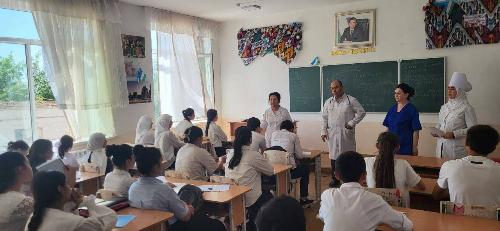 Toshkent viloyatining Yangiyo‘l shahrida endokrinologik faoliyatga amaliy yordam ko‘rsatishga qaratilgan tadbirlar o‘tkazildi