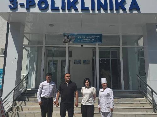 Inson qadri uchun! 2026-yil 12-14-may kunlari RIEIATM xodimi H.A. Begmatova KTMP, Asak va Marhamat tumanlari hamda Andijon shahridagi 8 ta SPda aholiga ko'rsatiladigan endokrinologiya xizmati faoliyatini ko'rib chiqdi.