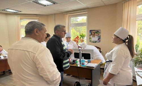 Endocrinology service at the primary level! Leading specialist of the RSNMCE named after Academician Y.H. Turakulov, Yusupov A.Sh., and specialists from the Tashkent Regional Endocrinology Dispensary familiarized themselves with the activities of the endo