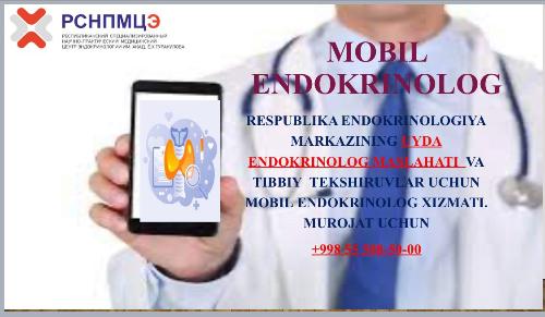 «Mobil endokrinolog» xizmati