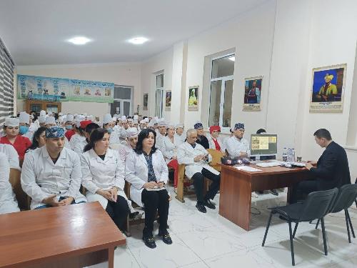 A training seminar was held at the Tashkent Regional Endocrinology Dispensary