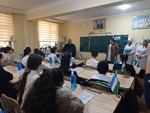 On January 21, 2026, a training seminar was held at the Pop branch of the MRO under the guidance of the head of the Namangan branch of the RSPMCE