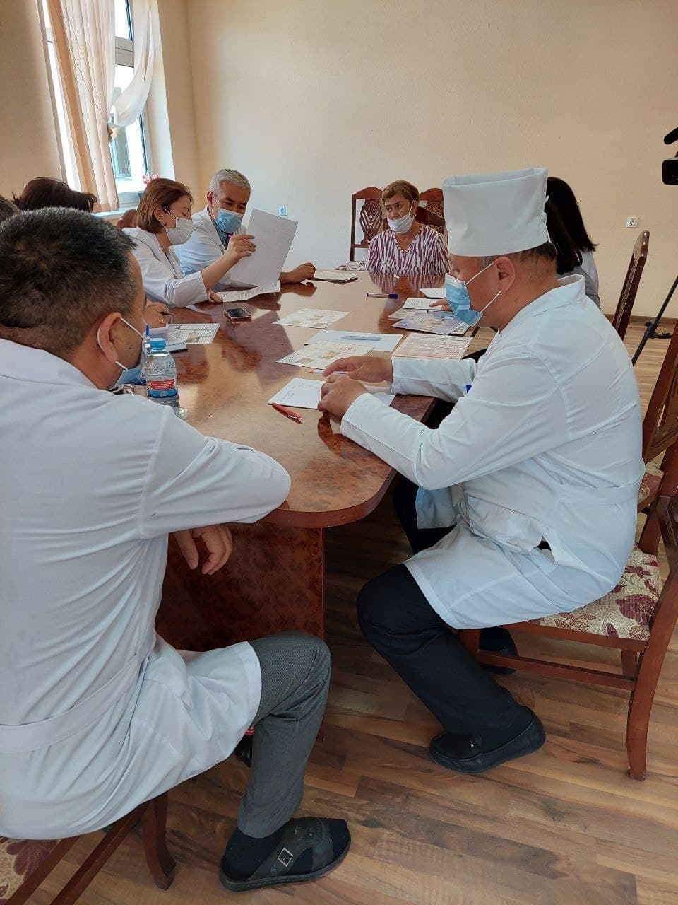 Qibray tuman tibbiyot birlashmasida Toshkent viloyat endokrinologiya dispanseri shifokorlari tomonidan chuqurlashtirilgan tibbiy ko‘rik o‘tkazildi.