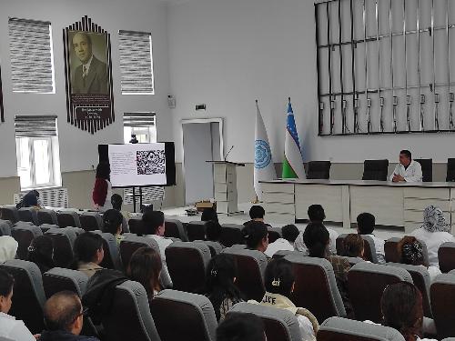 For human dignity! On November 3-4, 2025, in Bukhara, Sh. T. Muratova held a “School of Thyroidology” on the diagnosis and treatment of thyroid diseases with the aim of improving the qualifications of endocrinologists.