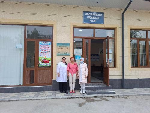On October 28, 2025, the curator of the Olmozarsky district, endocrinologist Kan E.A. of the Tashkent city branch of the RSNPMCE, conducted a screening event.