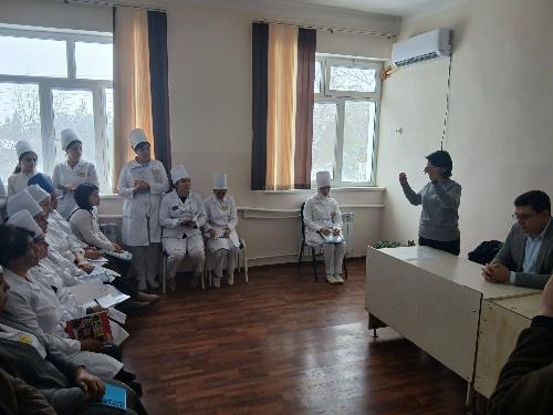 From January 21 to 23, 2026, under the supervision of candidate of sciences D.T. Kayumova from the Russian Scientific and Practical Center of Epidemiology and Epidemiology in the Navoi region, practical events were held.